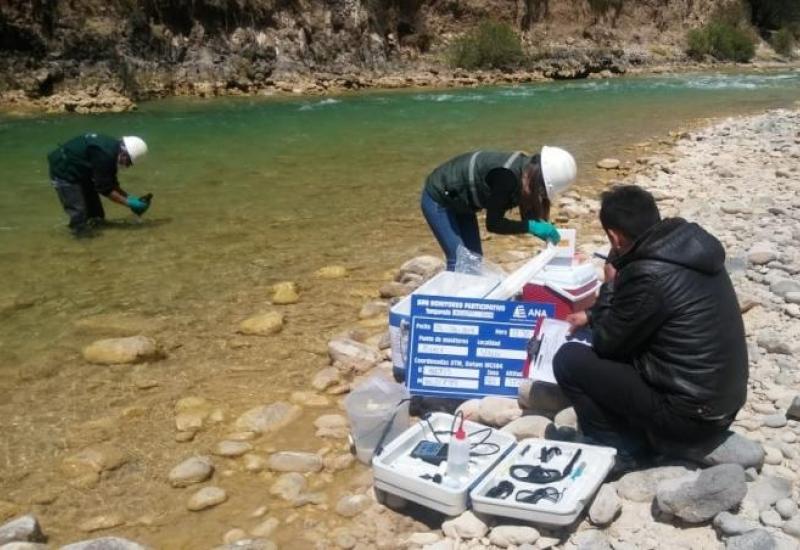 Autoridad Nacional del Agua realiza tercer monitoreo participativo de calidad del agua superficial en cuenca Mantaro
