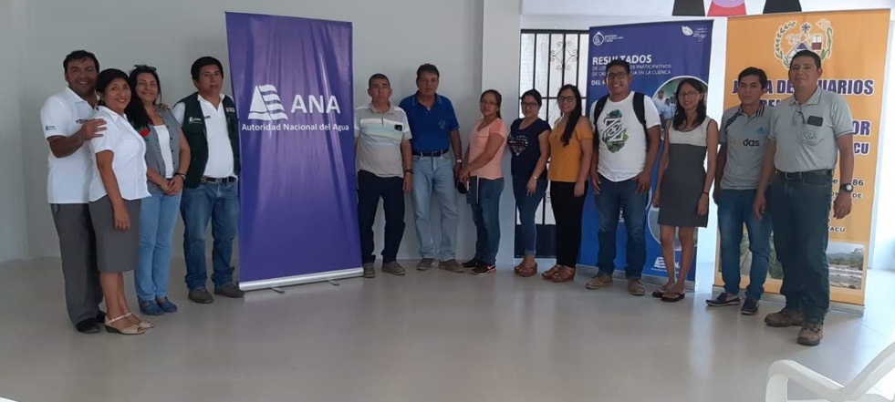 Monitoreo Participativo de Calidad de Agua en la cuenca Mayo - 2019