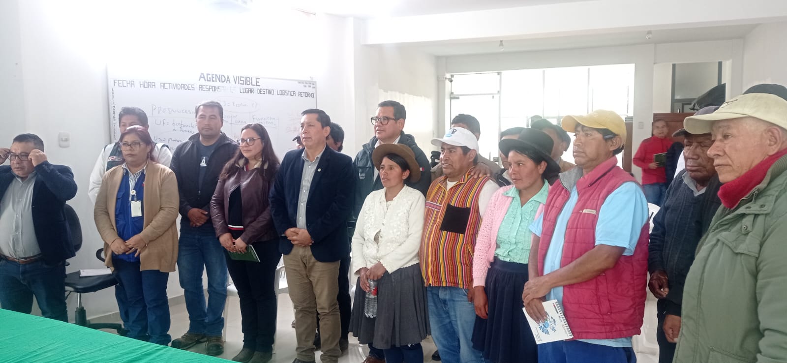 Culminación de la sesión de trabajo