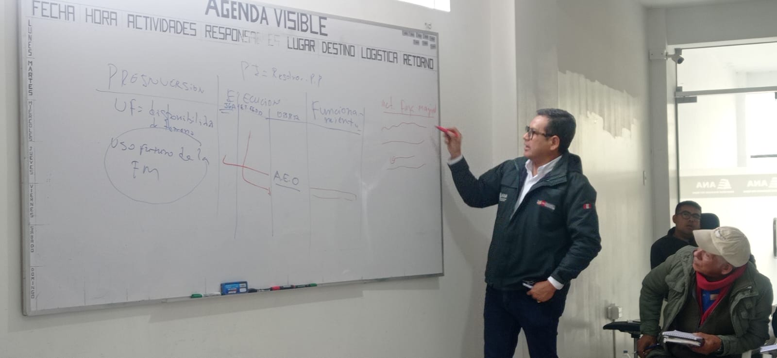 Exposición del jefe del ANA