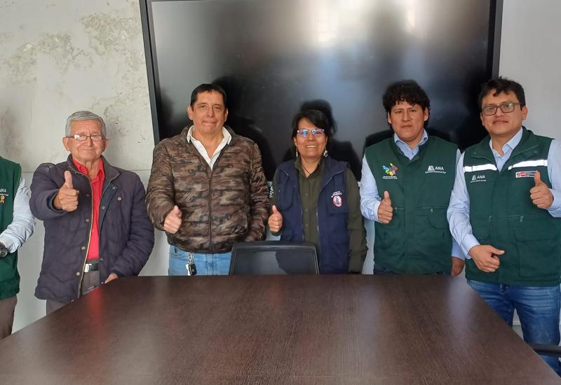 Equipo Técnico de la Secretaría Técnica se reunió con el Presidente del Consejo de Recursos Hídricos de Cuenca Pampas