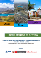 Instrumentos de Gestión del Consejo de Recursos Hídricos de Cuenca Interregional Chillón - Rímac - Lurín