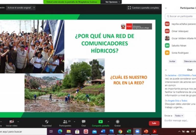 2do taller comunicadores hídricos
